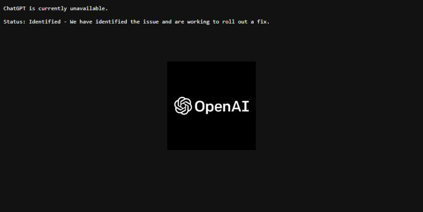 ChatGPT is down